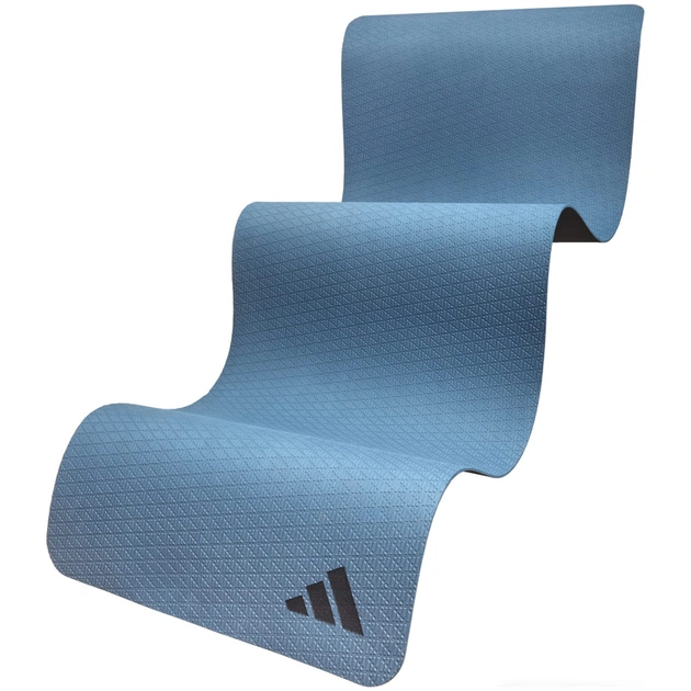 Килимок для йоги Adidas Yoga Mat ADYG-10001PI Уні 173 х 61 х 0,4 см синій (885652026635) - зображення 6