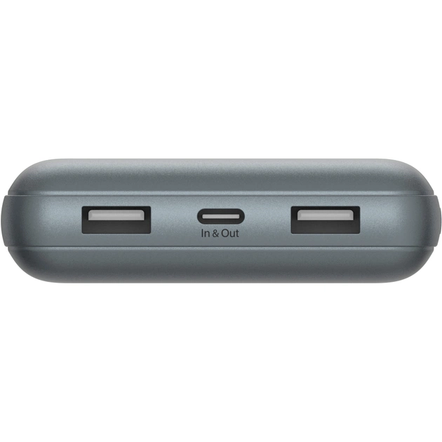 Батарея універсальна Belkin 10000mAh 15W 2xUSB-A, USB-C Gray (BPB011BTGY) - picture 10