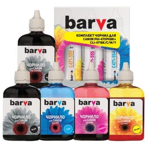 Чорнило Barva Canon PGI-470PGBK + CLI-471BK/C/M/Y (5x90 г) SET (CPGI470-090-MP) зображення 1