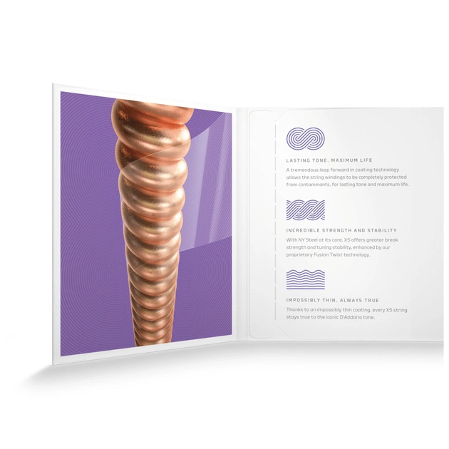 Струни для гітари D'Addario XS Phosphor Bronze Custom Light (11-52) (XSAPB1152) - picture 4