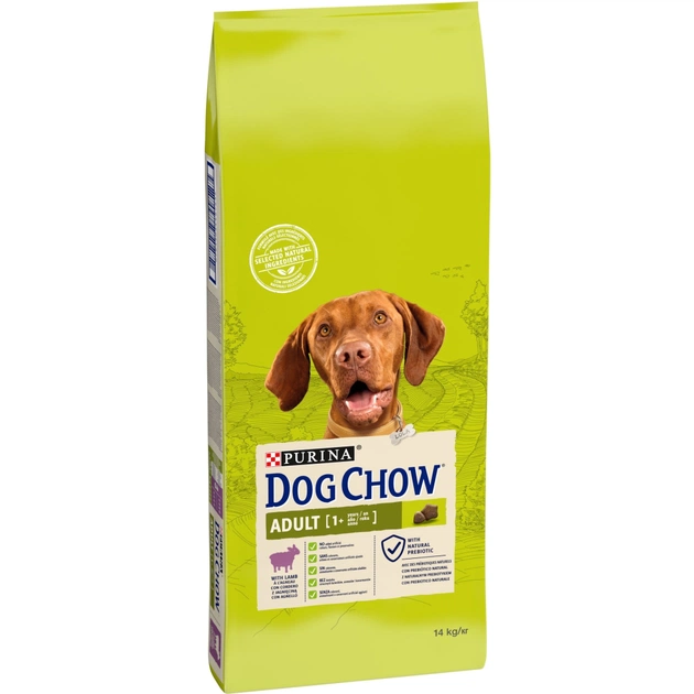 Сухий корм для собак Purina Dog Chow Adult Lamb зі смаком ягняти 14 кг (7613034487636) - picture 2