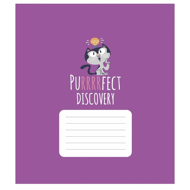 Тетрадь Школярик Purrrfect cats 24 листа линия (024-3562L) - изображение 1