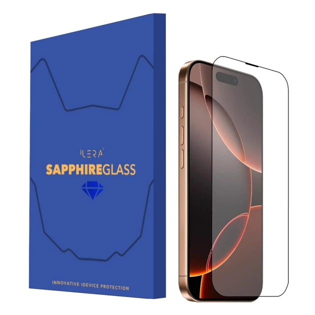 Стекло защитное iLera Sapphire Ultra + Glass iPhone 16 Pro Max (ILSPDL16PRMAX) - изображение 1