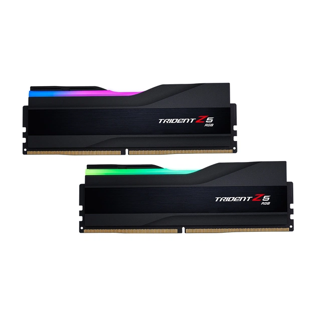 Модуль пам'яті для комп'ютера DDR5 48GB (2x24GB) 6400 MHz Trident Z5 RGB Black G.Skill (F5-6400J3239F24GX2-TZ5RK) - зображення 1