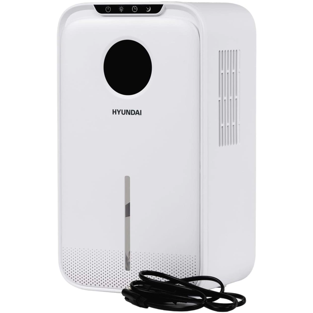 Осушувач повітря Hyundai HDSH001UA 350мл.на добу, 25м.кв, 40Вт, дисплей, ел.кер-ня, таймер, (HDSH001UA) - зображення 12