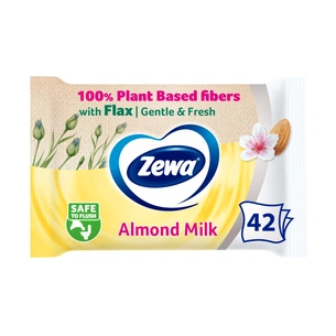 Туалетний папір Zewa Almond Milk 42 шт (7322540796179) зображення 1