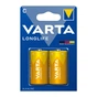 Батарейка Varta C (LR14) Longlife щелочная * 2 (04114101422) - уменьшенное изображение 1
