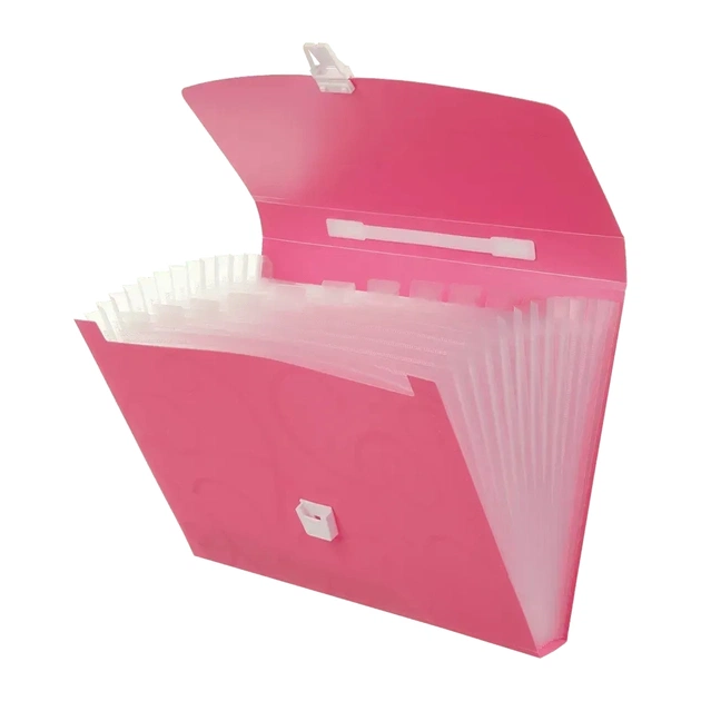 Папка - портфель Buromax A4/35мм, BAROCCO, pink (BM.3719-10) - picture 2