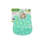 Нагрудничок Еко Пупс Eсo Cotton Premiu непромокаючий з кишенею зірочки/ментол (EPB-008) - уменьшенное изображение 1