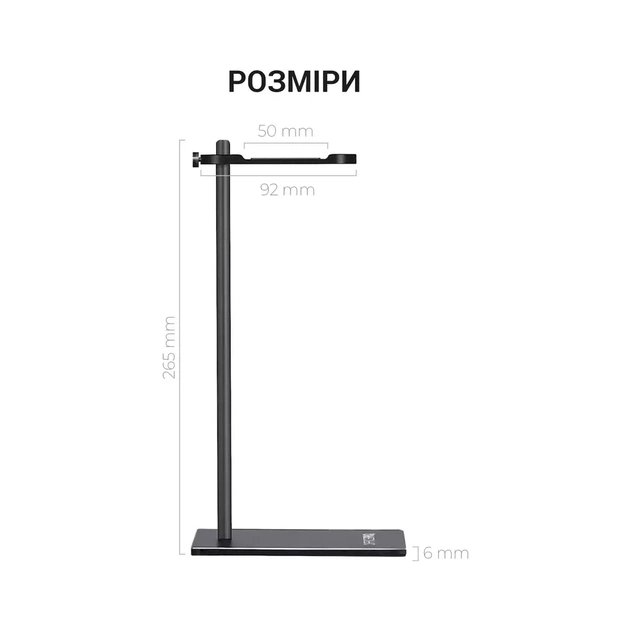 Підставка для гарнітури OfficePro Aluminum Alloys Black (LS350B) - picture 12