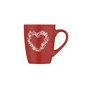 Чашка ARDESTO Heart, 320мл, кераміка, червоний (AR3467R) - зменшене зображення 3