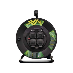 Мережевий подовжувач EMOS катушка 4 роз., 50 м (P08250) зображення 1