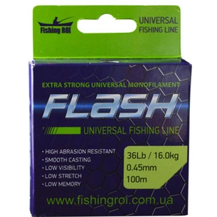 Волосінь Fishing ROI FLASH Universal Line 100м 0,22мм 4.9кг (47-00-022) зображення 1