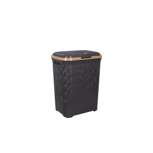 Кошик для білизни Violet House 0726 Ротанг Coffee 55 л (0726 Ротанг COF 55 л) изображение 1