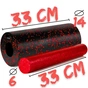 Масажний ролик PowerPlay PP-4348 2 in 1 EPP Foam Roller 33x14см Чорно/Червоний (PP_4348_Red_(33*14)) - зменшене зображення 10