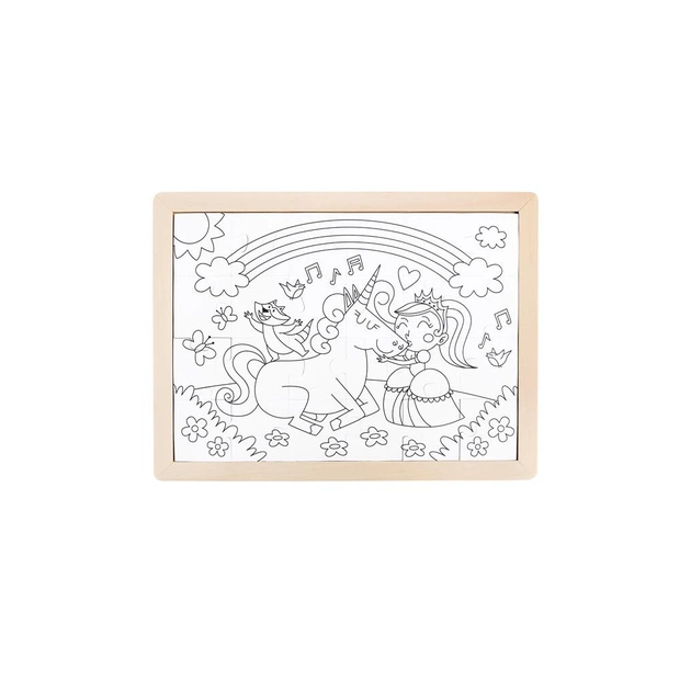 Пазл Hape Єдинороги з розмальовкою (E1642) - picture 6