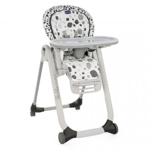 Стілець для годування Chicco Polly Progres 5, світло-сірий (79336.99) - изображение 1