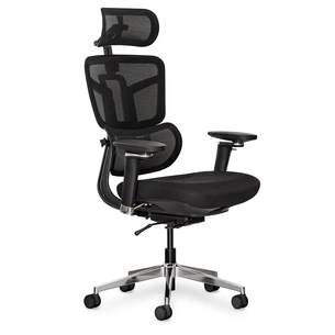 Офісне крісло Mealux S4 Air Fabric Black (HF-S4 F/B) зображення 1