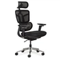 Офісне крісло Mealux S4 Air Fabric Black (HF-S4 F/B) - зменшене зображення 1