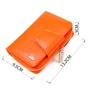 Портмоне Canpellini З натуральної шкіри флотар Помаранчеве (21602) - зменшене зображення 4