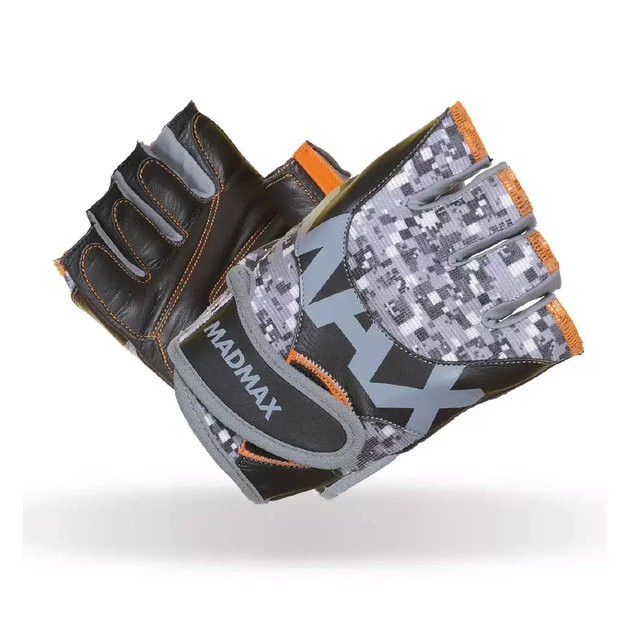 Рукавички для фітнесу MadMax MFG-831 Mti 83.1 Grey/Digital Camo S (MFG-831_S) - зображення 1