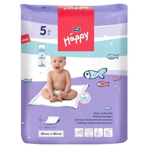 Пелюшки для малюків Bella Baby Happy 60x60 см 5 шт (5900516601652) зображення 1