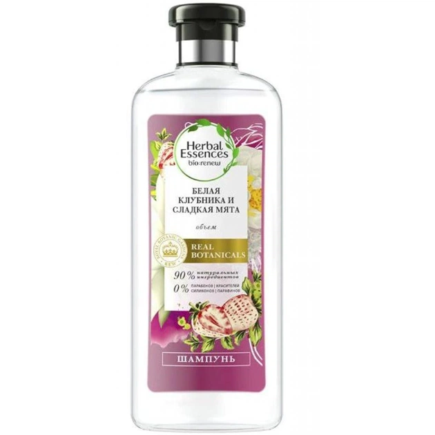 Шампунь Herbal Essences Біла полуниця та солодка м'ята 400 мл (8001841288291) - зображення 1