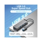 Концентратор Vention USB 3.0 to 4xUSB 3.0 Hub With Power Supply 0.15m black (CHLBB) - уменьшенное изображение 3