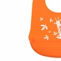 Слинявчик Baboo силіконовий нагрудник 4+ міс. помаранчевий (11-006) - уменьшенное изображение 3