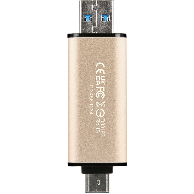 USB флеш накопичувач Transcend 512GB JetFlash 930C Gold-Black USB 3.2/Type-C (TS512GJF930C) - picture 6