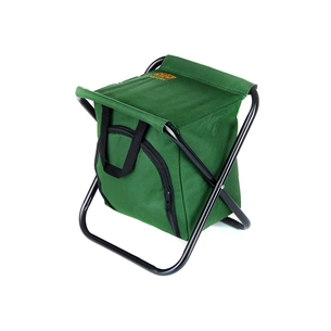 Стілець складаний СИЛА 27х32х33 см сталевий каркас D16mm з термосумкою (960767) зображення 1