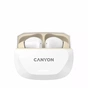 Навушники Canyon Hexagon 7 TWS ANC+ENC Wireless Charge White/Beige (CNS-TWS7WB) - зменшене зображення 2