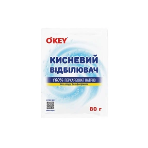 Засіб для видалення плям O'KEY Кисневий 100% 80 г (4820049384291) зображення 1