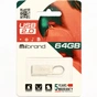 USB флеш накопичувач Mibrand 64GB Irbis Silver USB 2.0 (MI2.0/IR64U3S) - зменшене зображення 2