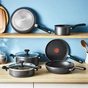 Сковорода Tefal ВОК So'' Light, 28 см, алюміній, бакеліт, чорний (H0561942) - зменшене зображення 4