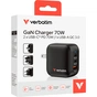 Зарядний пристрій Verbatim MiniGaN 70 W 3 ports (2xUSB-C/1xUSB-A) (32229) - зменшене зображення 4