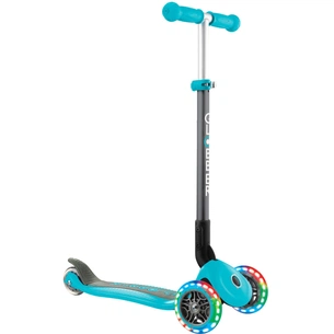 Самокат Globber Primo Foldable Lights бірюзовий (432-105-2) зображення 1