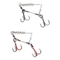 Оснащення Savage Gear Carbon49 Corkscrew Stinger 2x2/0 31kg (2 шт/уп.) (1854.09.74) - зменшене зображення 1