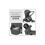Коляска Hauck 2 в 1 Walk N Care Air (Dark Grey) (16548-5) - зменшене зображення 7