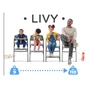 Стілець для годування Kinderkraft Livy Olive Green (5902533919628) - зменшене зображення 11