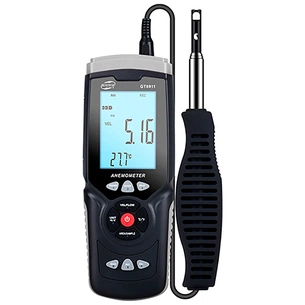 Анемометр Benetech професійний GT8911 USB, 0,3-30м/с, 0-45°C (GT8911) зображення 1