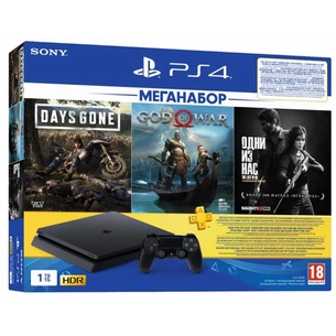 Ігрова консоль Sony PlayStation 4 1ТВ в комплекті з 3 іграми (9382102) зображення 1