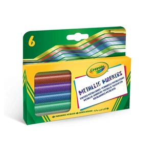 Фломастери Crayola Metallic, 6 шт (58-8828) зображення 1