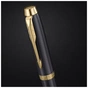 Ручка пір'яна Parker IM 17 Grey Lacquer GT  FP F (21 111) - зменшене зображення 9