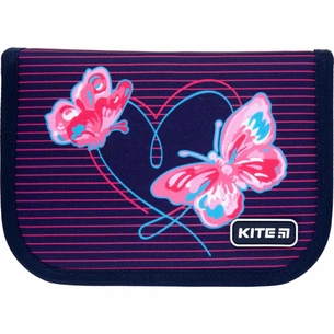 Пенал Kite Education Butterflies без наповнення (K21-622-3) зображення 1