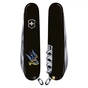 Ніж Victorinox Spartan Ukraine 91 мм Чорний Тризуб-Ластівка + Слава Україні (1.3603.3_T1220u) - зменшене зображення 2