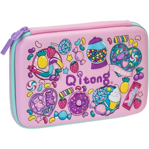 Пенал Cool For School 1 відділення з органайзером рожевий (QT-5627-Pink) зображення 1