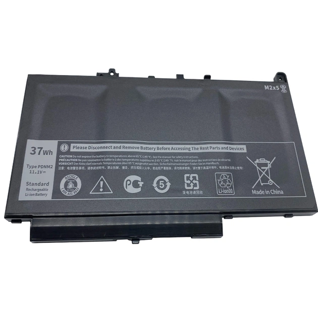 Аккумулятор для ноутбука Dell Latitude E7470 PDNM2, 37Wh (3166mAh), 3cell, 11.1V, Li-ion AlSoft (A71025) - изображение 1