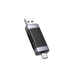 Зчитувач флеш-карт Orico TF+SD Dual Port USB2.0 (CA913763) зображення 1