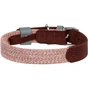 Нашийник для тварин WAUDOG Classic зі шкіри та відновленої бавовни M 20 мм х 30-39 см коричневий (58926) - зменшене зображення 2